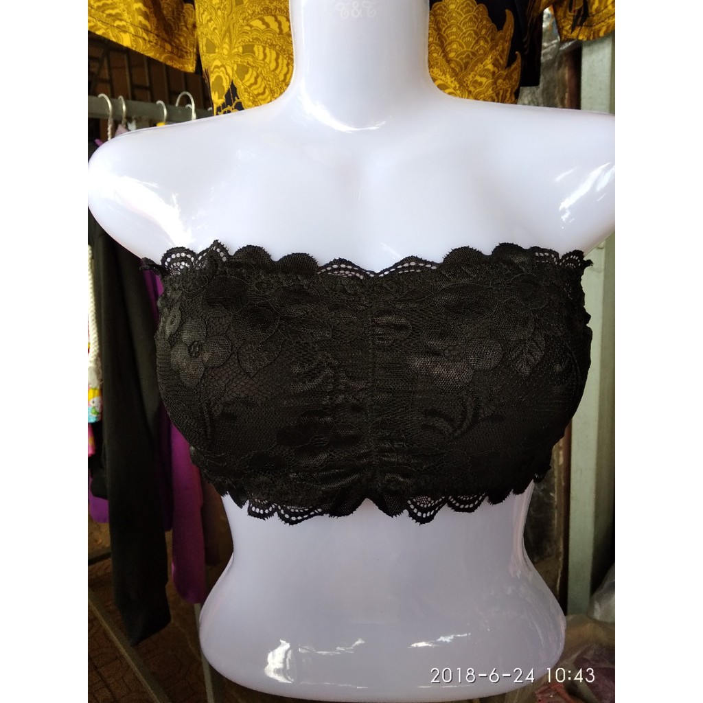 Áo ống ren mút nhẹ lưng móc cài | BigBuy360 - bigbuy360.vn