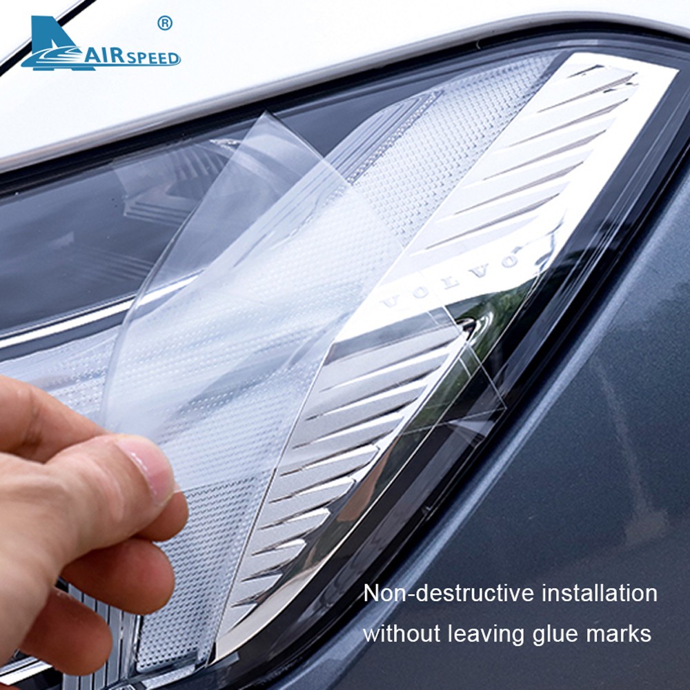 Set 2 Miếng Phim TPU Dán Bảo Vệ Đèn Pha Xe Hơi Volvo XC60 XC90 XC40 V90 V60 S60 S90