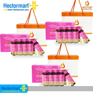 Nước Uống Đông trùng hạ thảo Hector Collagen Combo 3 Hộp 30 chai