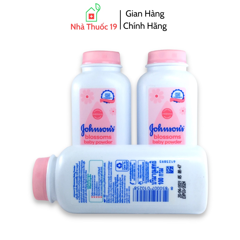 Phấn Rôm Johnson's Baby Hương Hoa Blossom Baby Powder 100g Hàng Thái Lan Chính Hãng