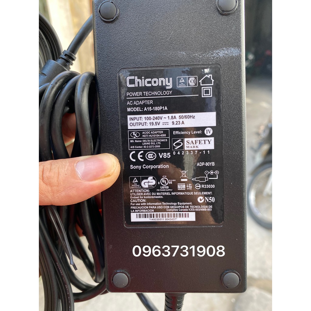 Sạc laptop MSI GL65 9SDK 19.5V-9.23A