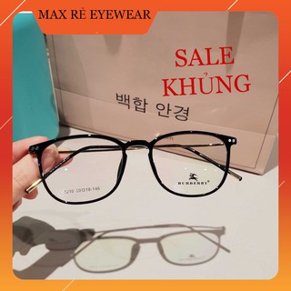 Kính Cận Phụ Kiện Thời Trang Nam Nữ Mắt Ovan Gọng Trong Dẻo BBR 1210 model 2020