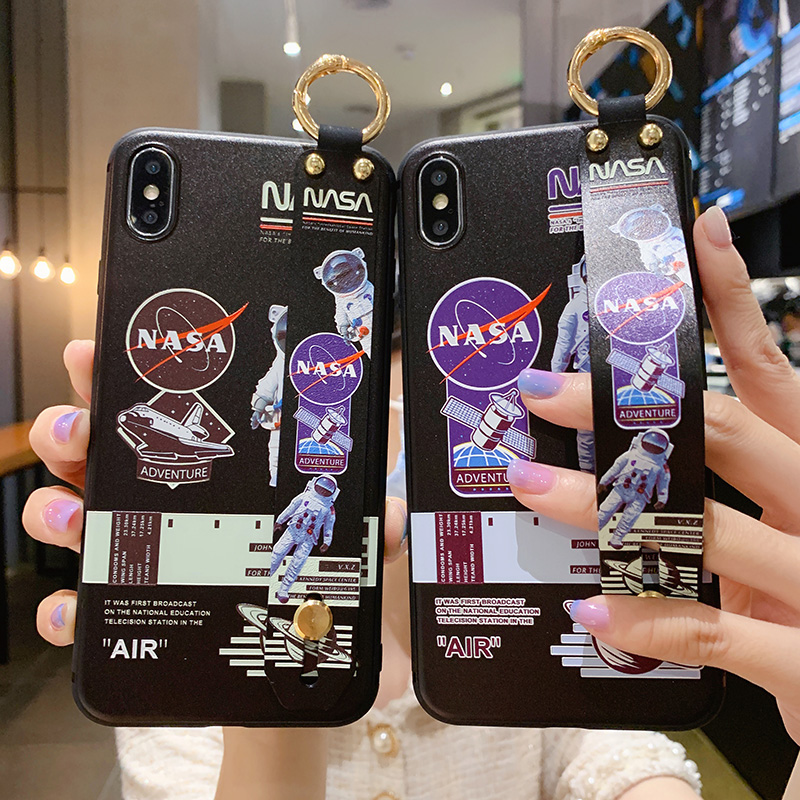 Ốp Lưng Mềm Kèm Dây Đeo Cổ Tay Cho Xiaomi Redmi Poco X3 Nfc Note 9 8 7 Pro Max K30 K20 Pro Poco X2 Cc9 9 Lite