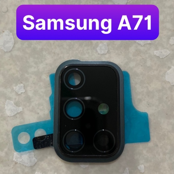 bộ kính camera samsung A71 (gồm kính và vành cam)