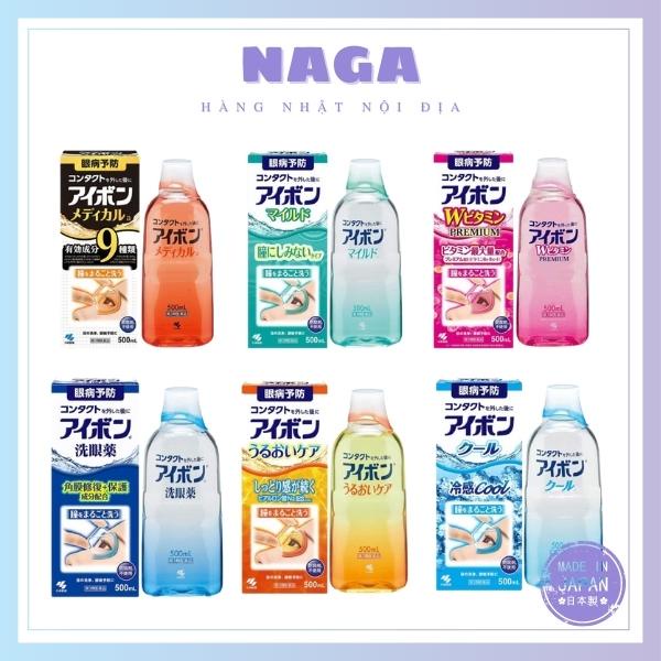 Nước Rửa Mắt Eyebon W Vitamin Kobayashi 500ml - Xuất Xứ Nhật Bản