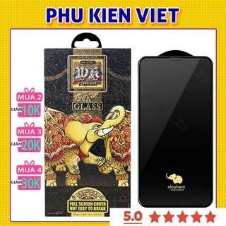 Kính cường lực iphone WK Elephant Con Voi siêu cứng cho 7/7plus/8/8plus/x/xr/xs/11/12/pro/max/promax - Phukienviet