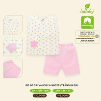 Bộ sát nách trái cây nhiệt đới cotton thở Lullaby