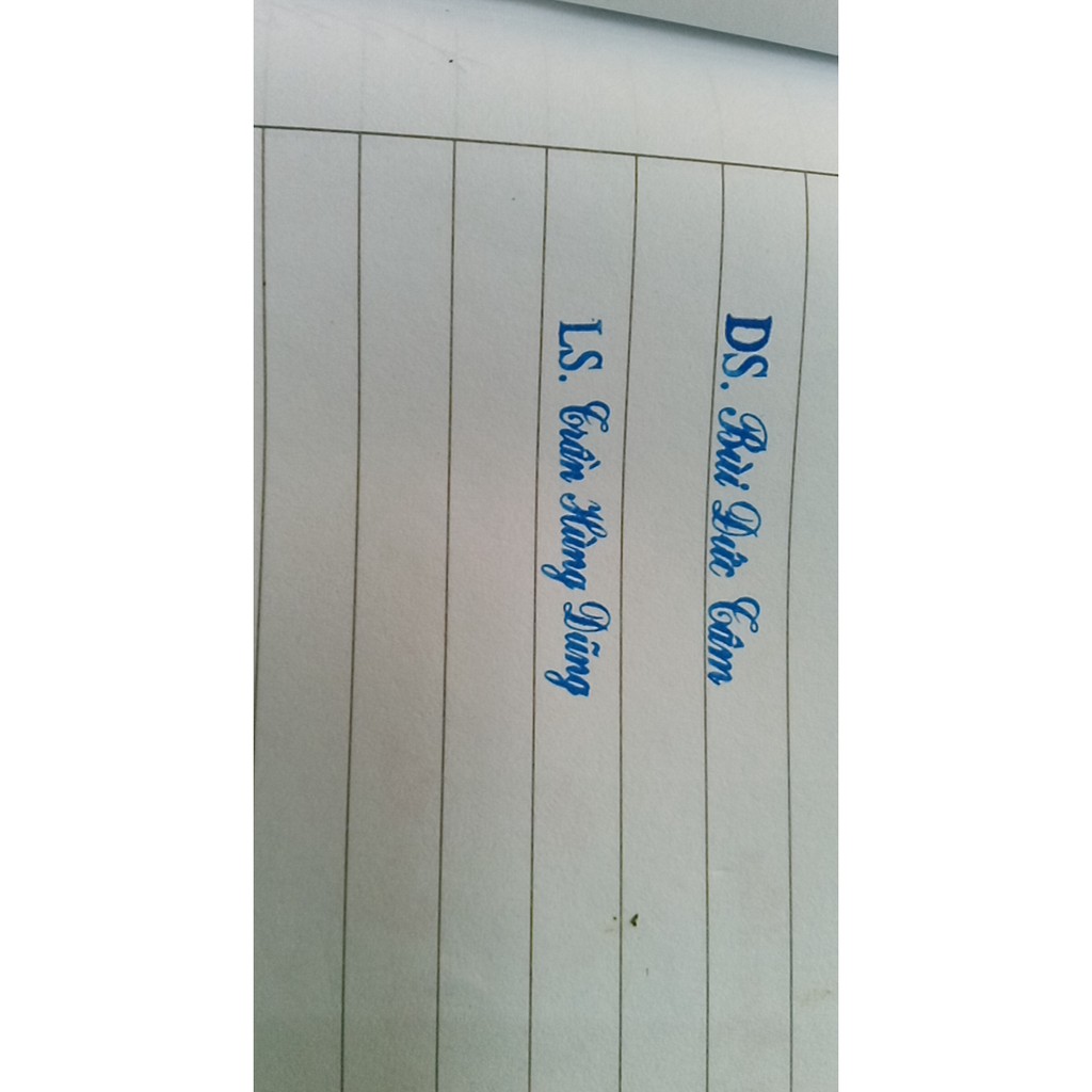 Mặt Dấu Tên, Mặt Dấu Chức Danh 1-2 Dòng Cho Dấu Tên Trodat 9511, 4911P4, 4911, T214, S842, S852...