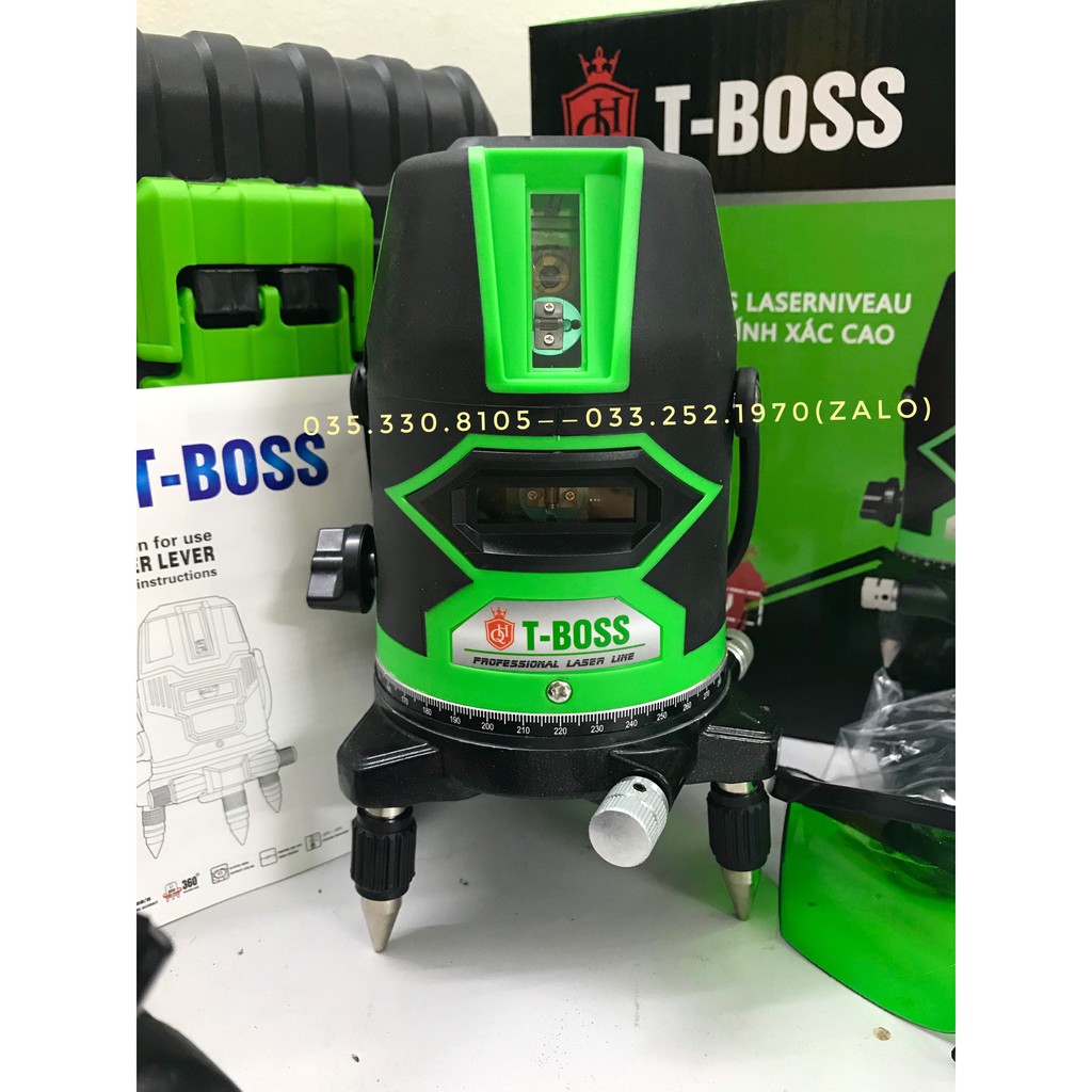 Máy cân mực laser 5 tia xanh chính hãng T-BOSS 269G