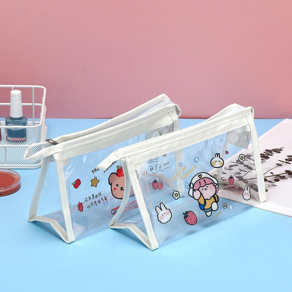 Túi Đựng Bút Trong Suốt Họa Tiết Hoạt Hình Dễ Thương 1 #