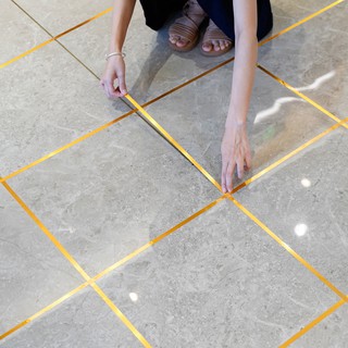 50m/Roll DIY Ceramic Tile Crevice Sticker Self Adhesive Wall Tile Floor Waterproof TapeDecor