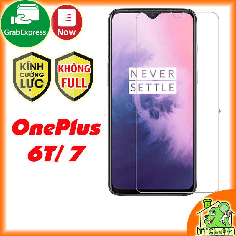 [Ảnh Thật] Kính Cường Lực OnePlus 6T/ OnePlus 7 - Không FULL, 9H-0.26mm