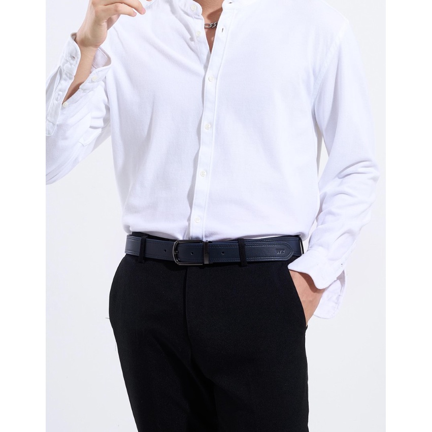 Thắt Lưng Nam Da Bò Cao Cấp Màu Đen, Màu Nâu, Màu Ghi, Màu Nâu Đất, Màu Xanh Nước Biển WT Leather LEO