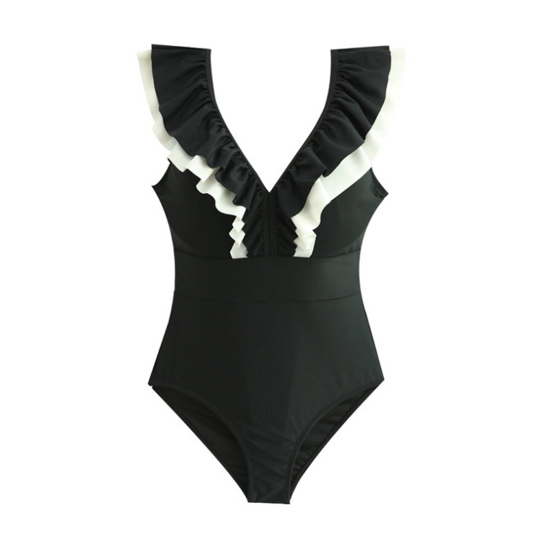 Bikini 1 mảnh kín đáo đồ bơi nữ đi biển xinh xắn kiểu Hàn Quốc bánh bèo kute dễ thương sang chảnh DOLPHIN246 2549 K4T2-2