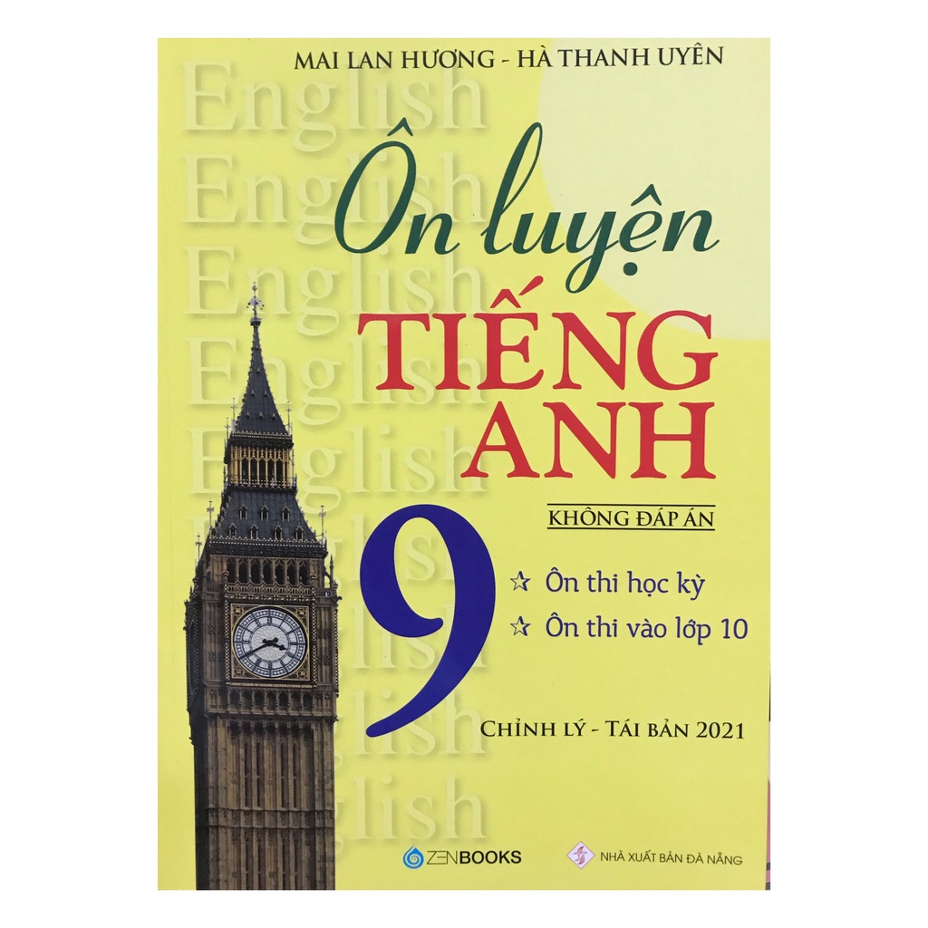 Sách - Ôn luyện Tiếng Anh không đáp án lớp 9