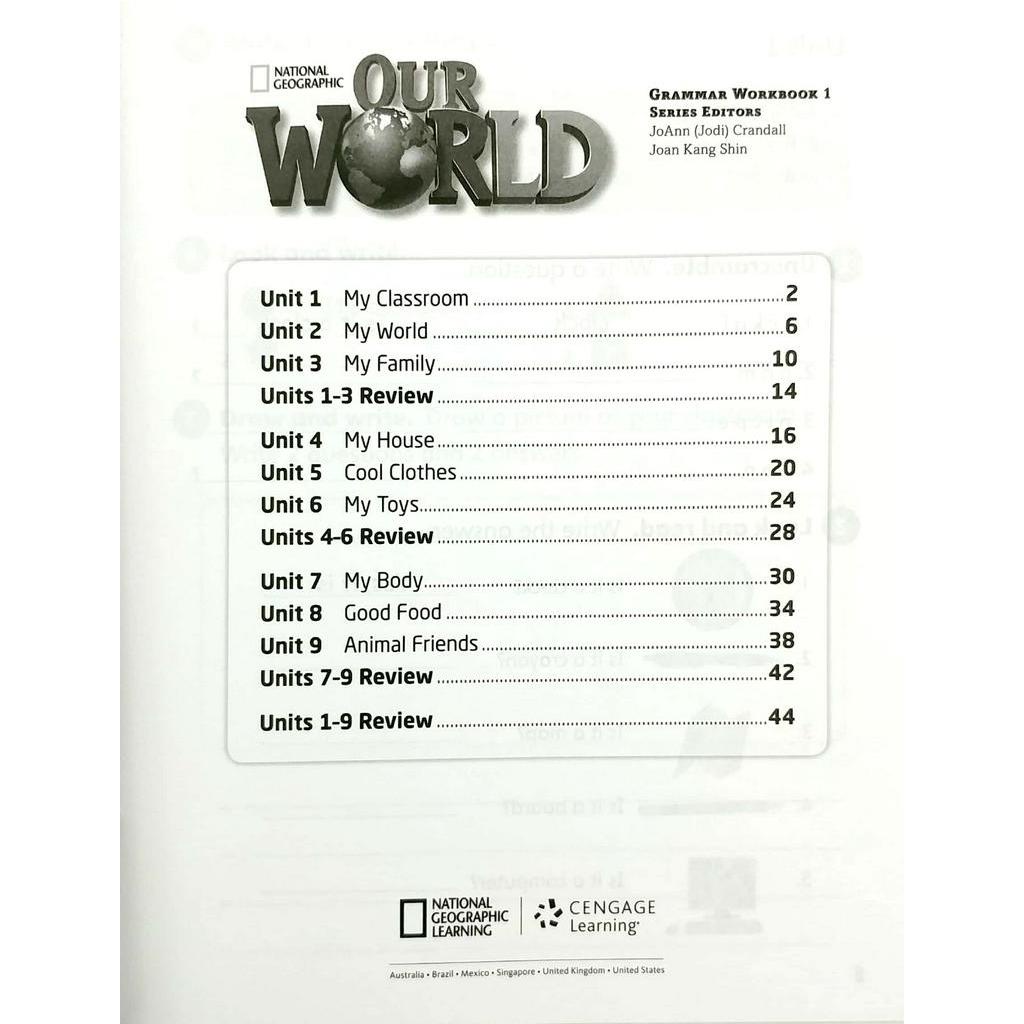 Sách - Our World AME 1 Grammar Workbook