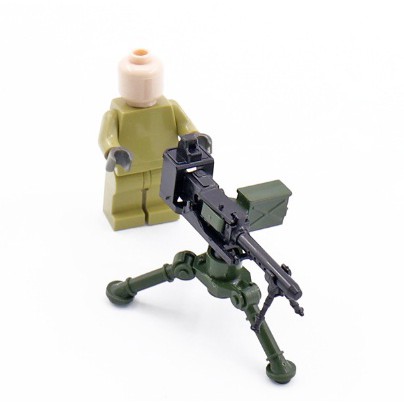 Phụ Kiện MOC Army NO.099 - Vũ Khí M2 Bản Chân Đế Xanh