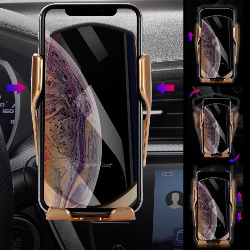 Giá Đỡ Điện Thoại Kiêm Sạc Không Dây Cảm Biến Hồng Ngoại Thông Minh R1 Cho Iphone Galaxy Samsung Xiaomi | BigBuy360 - bigbuy360.vn