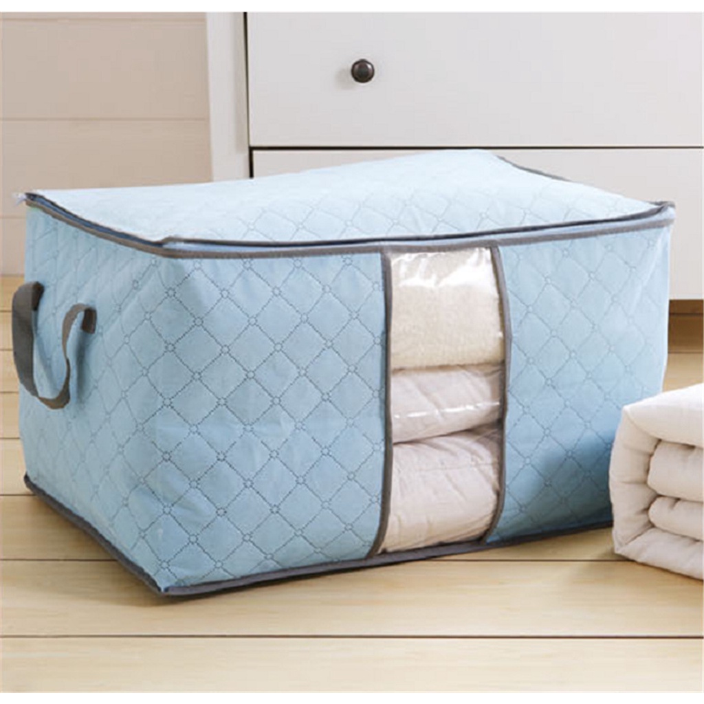 Túi Đựng Chăn Màn, Mền Gối, Quần Áo Chống Ẩm Mốc - Chất Liệu Vải Không Dệt, Không Thấm Nước, Tái Sử Dụng Nhiều Lần