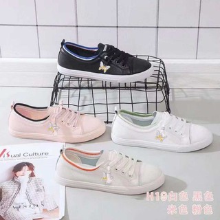 Gìay thể thao vải cổ cao hình ngôi sao