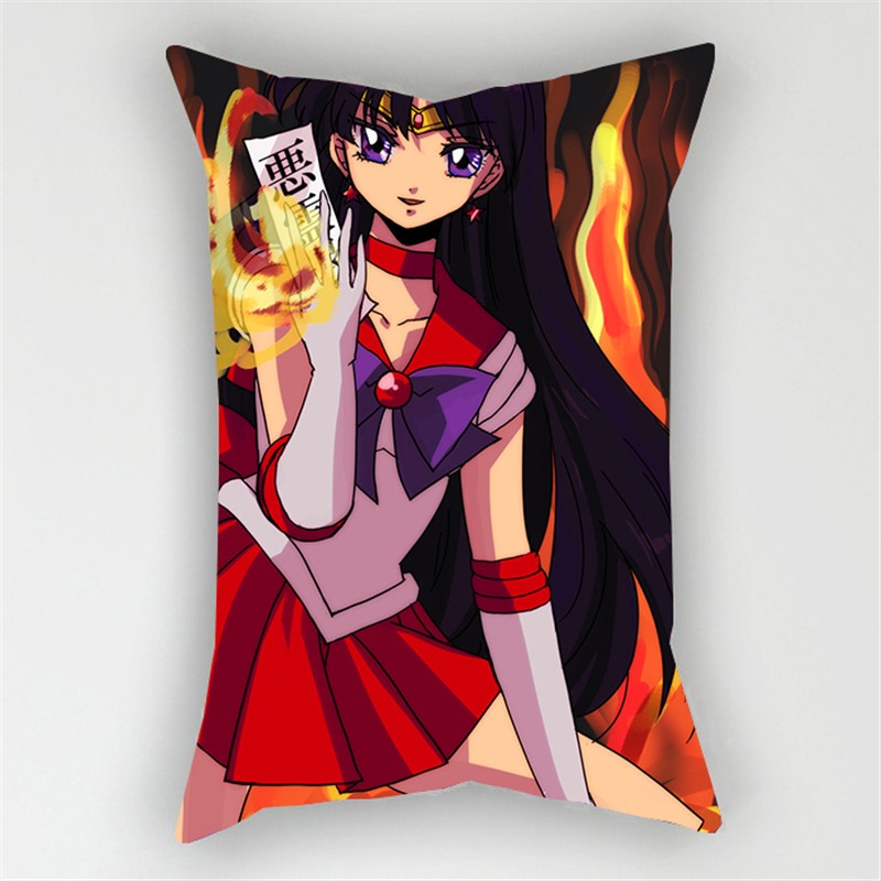 Sailor Moon Vỏ Gối Hình Chữ Nhật 30x50cm Họa Tiết Thủy Thủ Mặt Trăng Trang Trí Nội Thất Greet