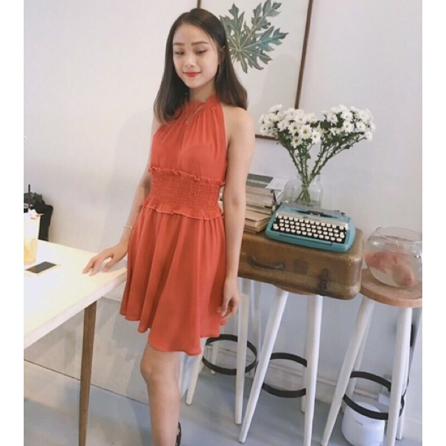 Đầm xòe chít eo - Thanh lý nghỉ bán
