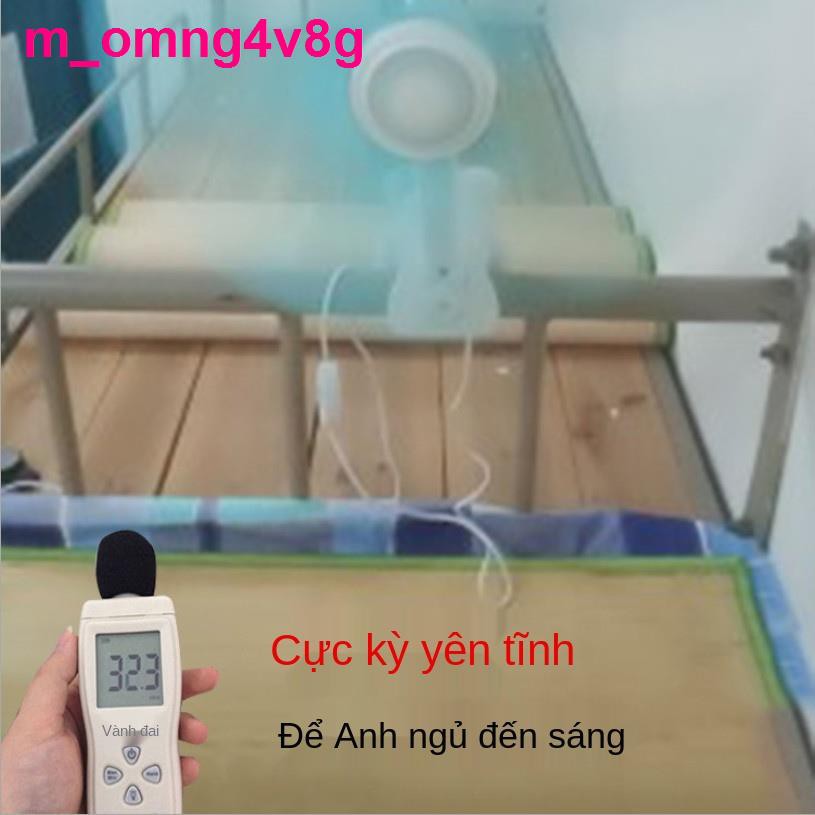 Quạt mini kẹp điện sinh viên ký túc xá đầu giường nhỏ để bàn làm việc yên tĩnh văn phòng lớn gió