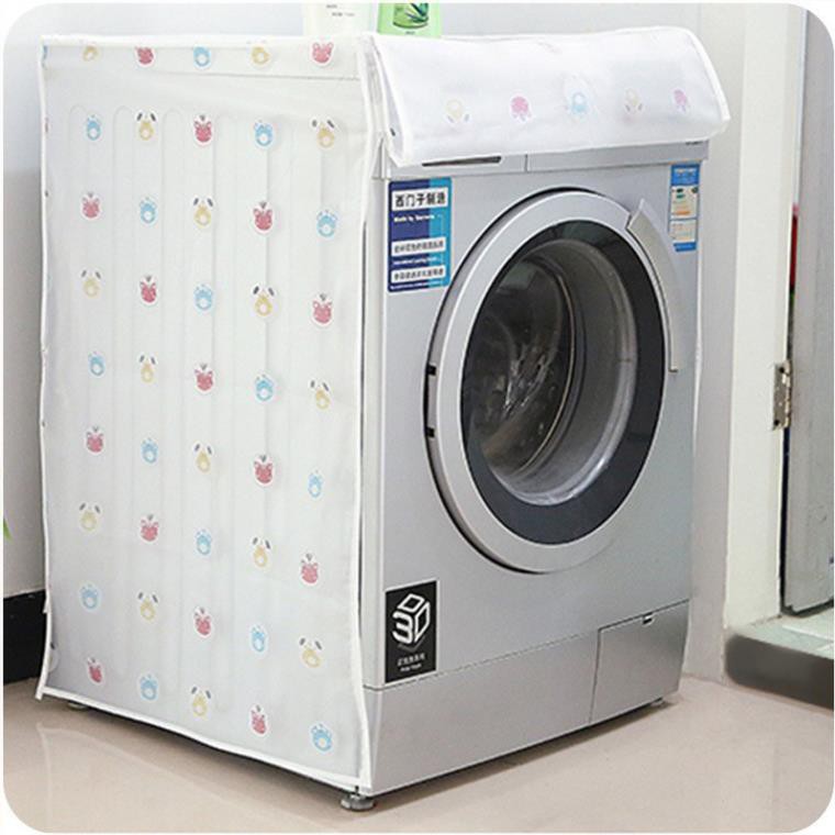 Áo Trùm Máy Giặt Chống Bụi, Che Mưa Nhựa Dày Cao Cấp Cho Máy 6-8kg