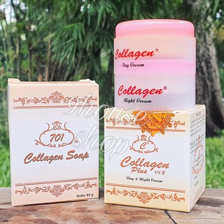 (RÁCH BAO BÌ)Bộ Kem Dưỡng Trắng Da Collagen Plus Vit E (Nám/Tàn Nhang)