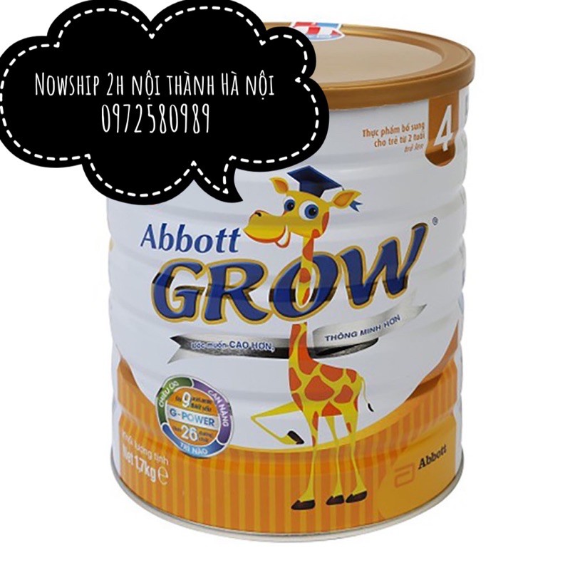 SỮA BỘT ABBOTT GROW 4 1,7(KG)