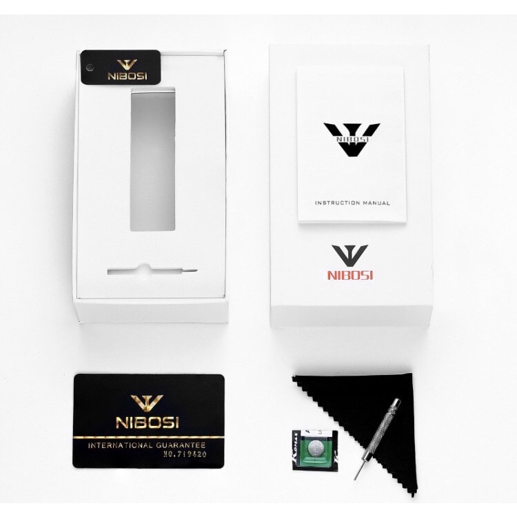 Đồng hồ nam chính hãng - ĐỒNG HỒ NAM NIBOSI SIÊU MỎNG DÂY VỎ INOX NGUYÊN KHỐI HÀNG HÃNG FULL BOX | BigBuy360 - bigbuy360.vn