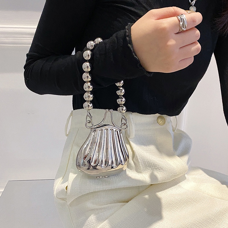 Túi pouch vỏ sò mini đeo chéo sang chảnh độc lạ - Phụ kiện túi xách thời trang
