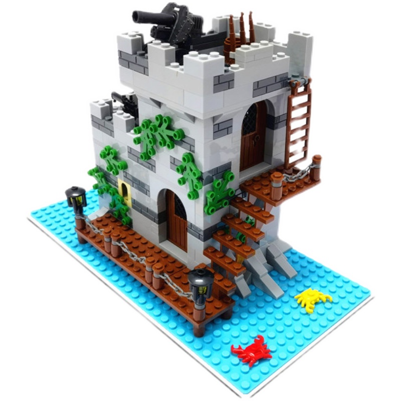 Bộ Đồ Chơi Lắp Ráp Mô Hình Lego Cướp Biển Thú Vị Cho Bé