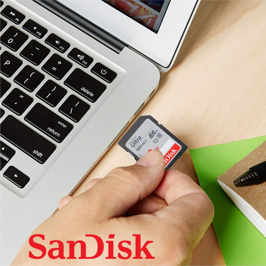 Thẻ Nhớ Máy Ảnh SDHC SanDisk Ultra 256GB 120MB/s - SDSDUN4-256G-GN6IN - Hàng Phân Phối Chính Hãng