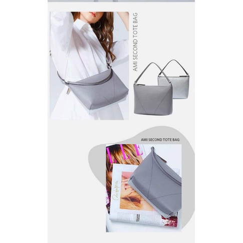 Túi Elle auth da mềm form Tote bags