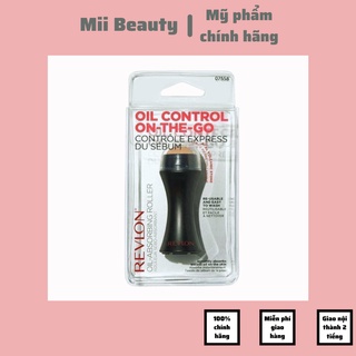Cây Lăn Hút Dầu Revlon Oil-Absorbing Volcanic Roller Làm Từ Đá Núi Lửa Tự Nhiên tái sử dụng nhiều lần _ Mii Beauty