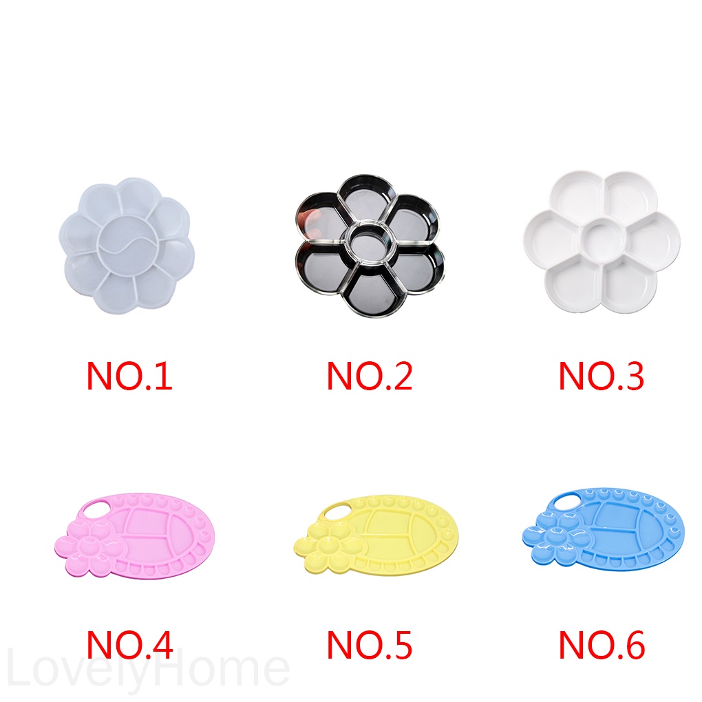 Khay pha màu nước bằng nhựa cho người lớn và trẻ em