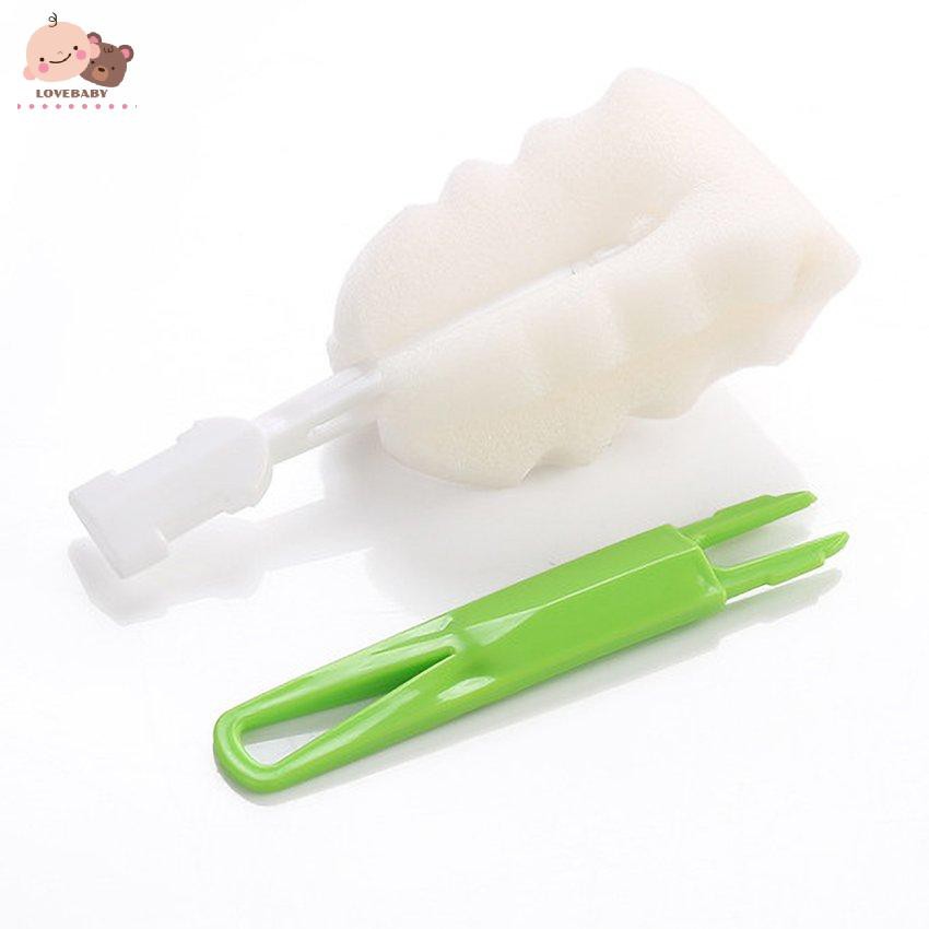 Cọ Vệ Sinh Ly Tách Có Tay Cầm Tiện Lợi