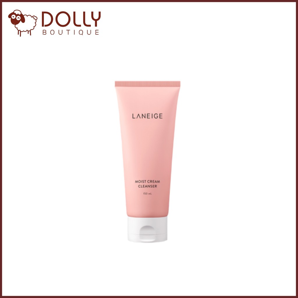 Sữa rửa mặt giúp dưỡng ẩm cho da thường và da khô Laneige Moist Cream Cleanser 150ML
