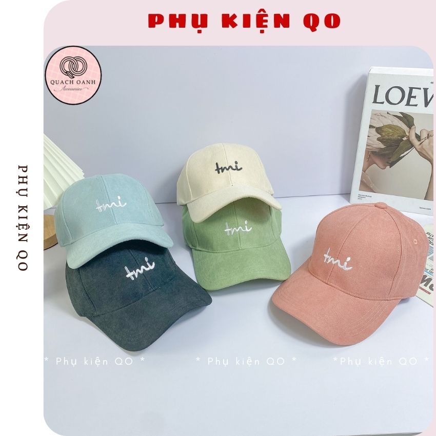 Mũ lưỡi trai bóng chày thêu chữ unisex – CAP12