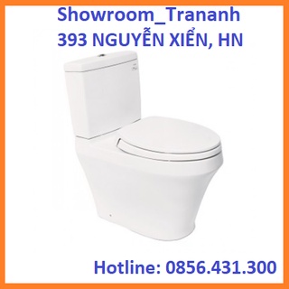 Bồn cầu toto cs945d nắp đóng êm, bệt toto 2 khối, công nghệ cefiontect, xả siphon