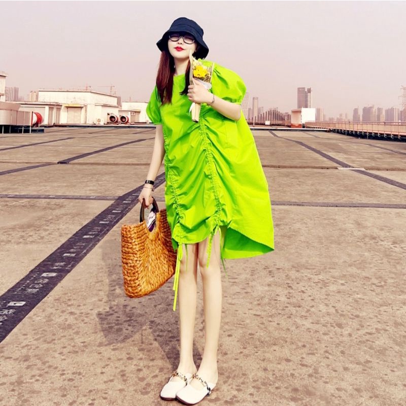 Vải thô chun màu xanh bơ