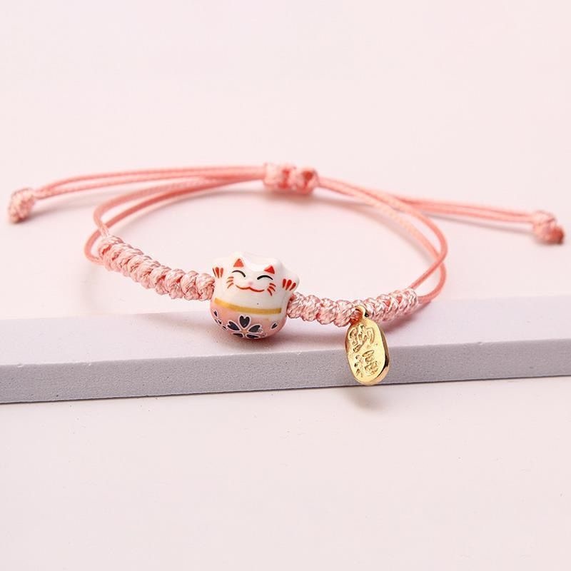 Vòng tay mèo may mắn -mèo thần tài Maneki neko