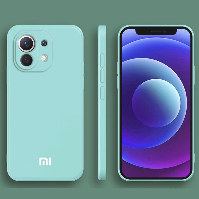 Ốp Điện Thoại Silicon Dẻo Chính Hãng Dành Cho Xiaomi Mi 11 Lite / Mi 12 Lite