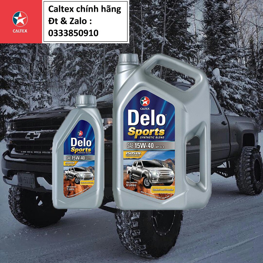 Nhớt động cơ ô tô diesel Delo Sports Synthetic Blend SAE 10W-30 [ 7L ]