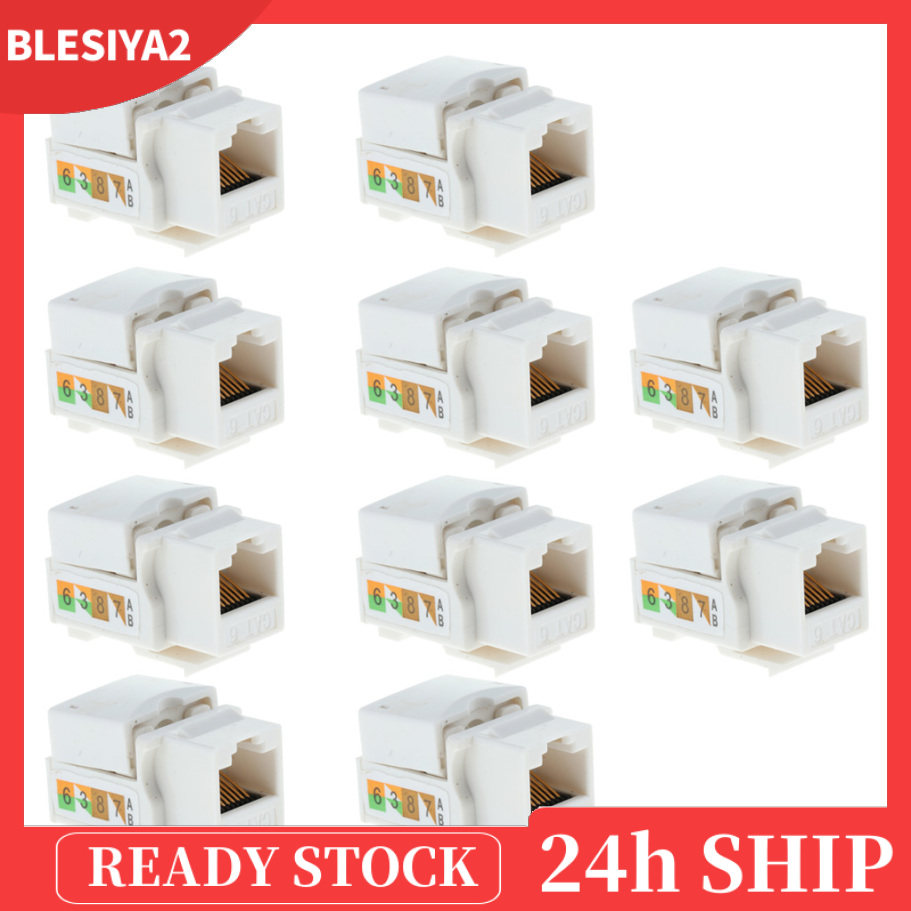 (Hàng Mới Về) Set 10 Mô Đun Mạng Lan Rj45 Cat6 Cat6 | BigBuy360 - bigbuy360.vn