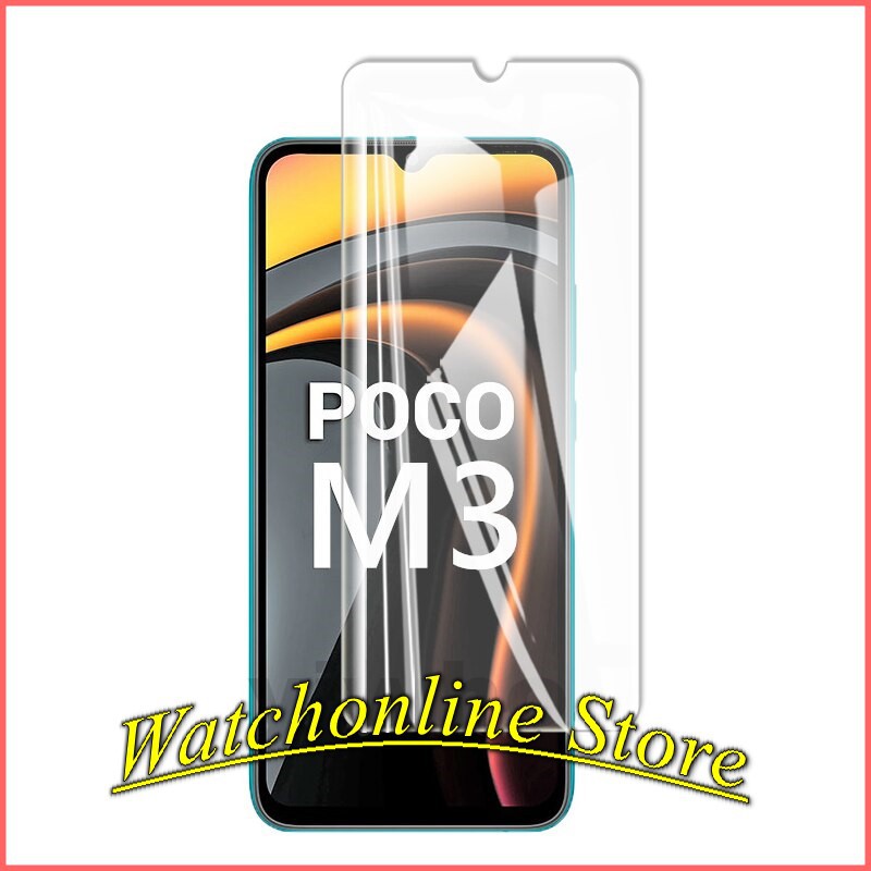Kính cường lực Xiaomi Poco M3 trong suốt