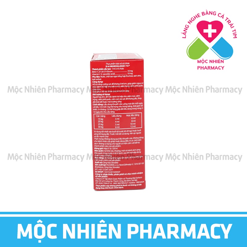 Tăng Cường Sức Đề Kháng Imunoglukan P4H Cho Bé, Hết Ốm Vặt, Giảm Bệnh Đường Hô Hấp, Phục Hồi Sức Khỏe