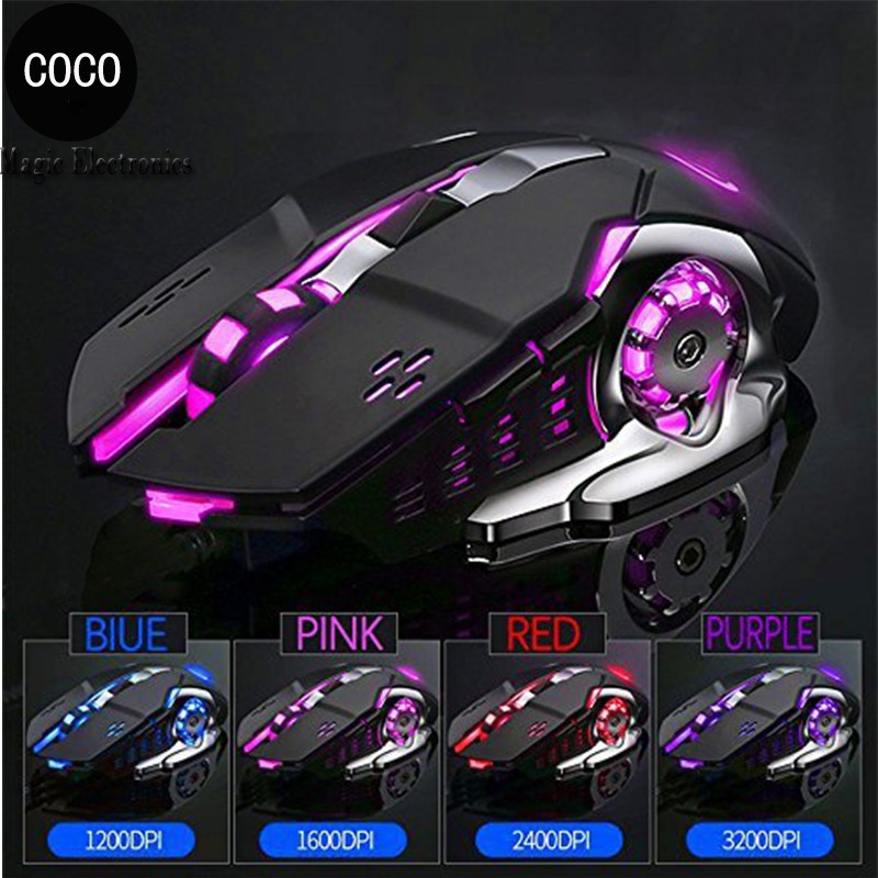 New Design Q13 Wireless Mouse Charging Colorful Glowing