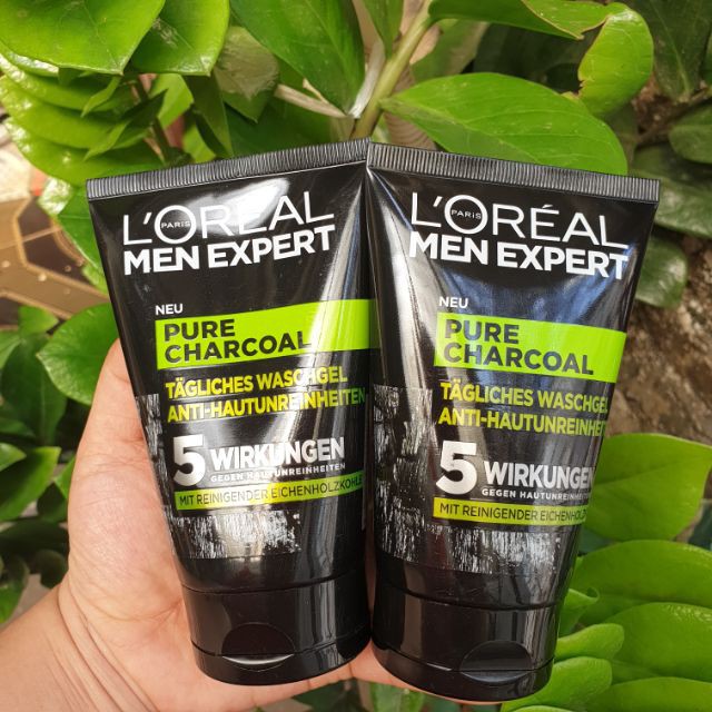 Sữa rửa mặt bùn khoáng [ẢNH TỰ CHỤP]  Loreal Men Expert 5 in 1 ngăn ngừa mụn 100ml mẫu mới- hàng nội địa đức